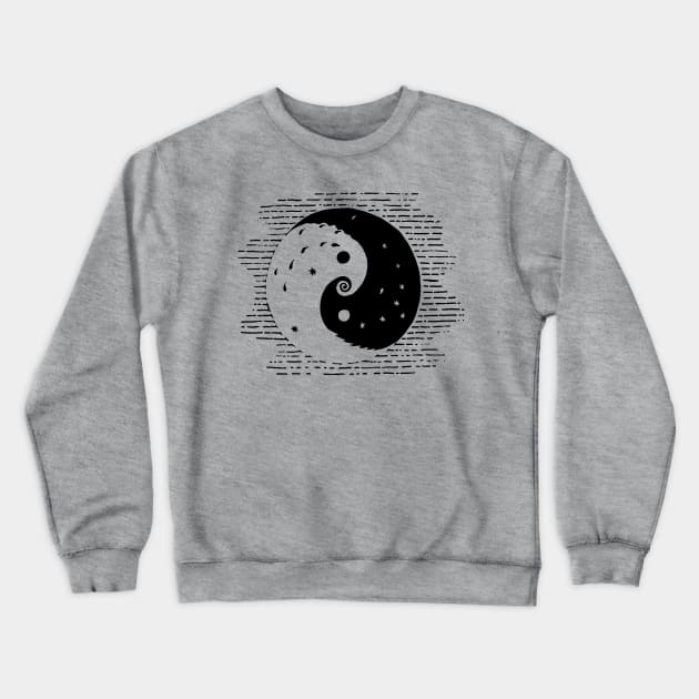 Yin Yang Plus Crewneck Sweatshirt by ZooInk5